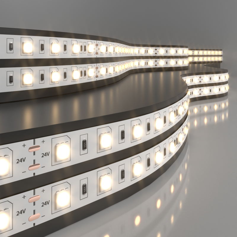 Светодиодная лента Elektrostandard 24V 14,4W 60Led 5050 IP20 теплый белый, 5м 4690389167652 в Санкт-Петербурге
