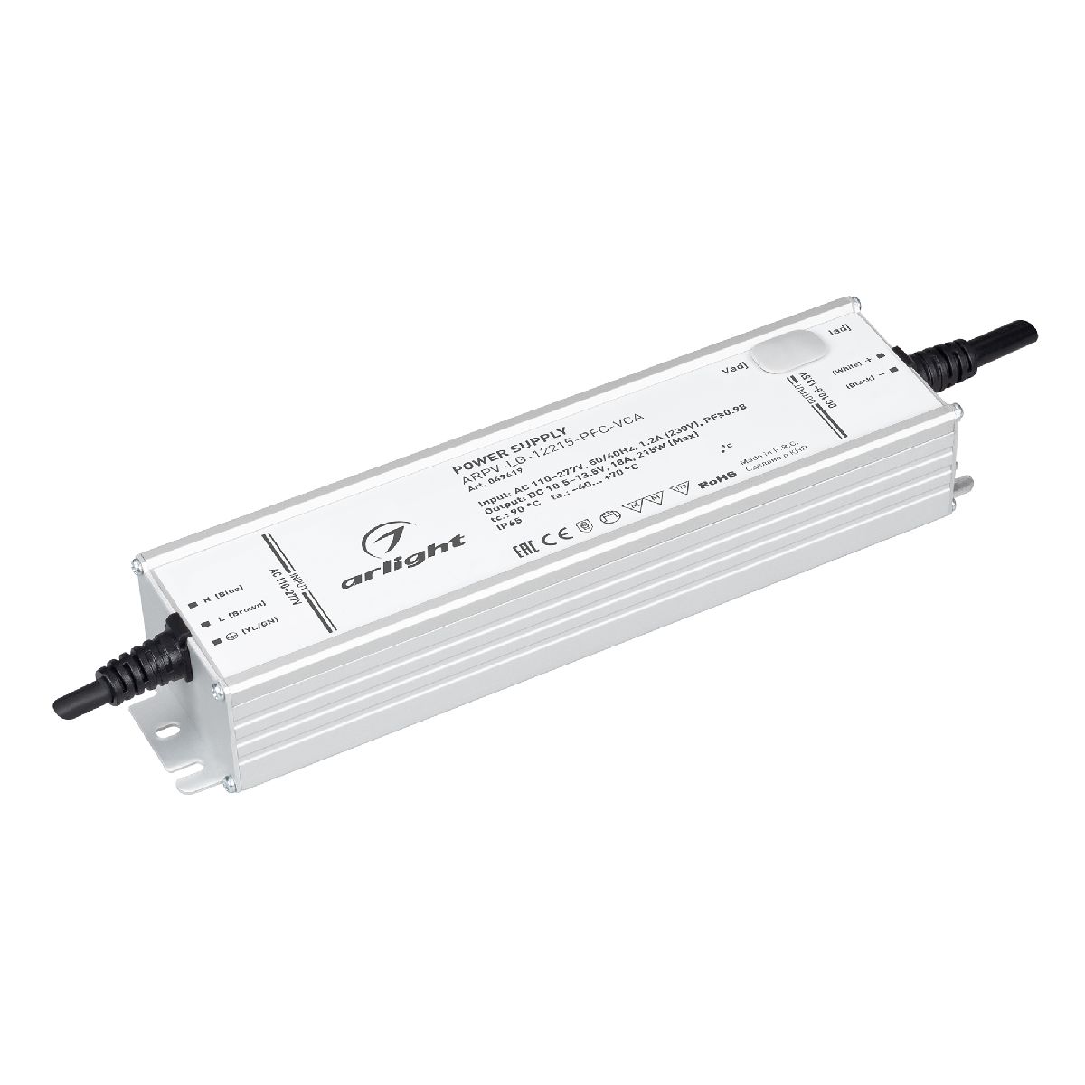 Блок питания Arlight ARPV-LG-12215-PFC-VCA (10.5-13.5V, 18A, 215W) 049619 в #REGION_NAME_DECLINE_PP#