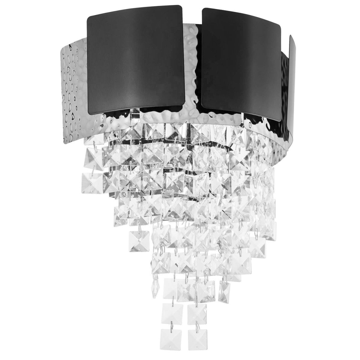 Настенный светильник Lumina Deco LDW 7045-2 BK+CHR в Санкт-Петербурге