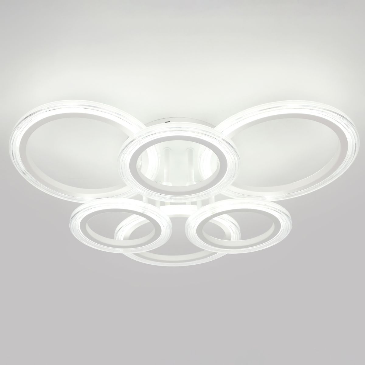 Потолочный светильник Эра Модерн Ring CLL-1-90W 3K-6,5K RC WH в Санкт-Петербурге