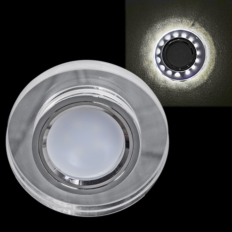 Встраиваемый светильник Reluce 16309-9.0-001LF MR16+LED3W WT (CL) в Санкт-Петербурге