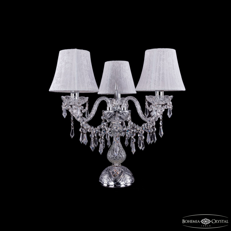 Настольная лампа Bohemia Ivele Crystal 1403L/3/141-39 Ni SH41-160 в Санкт-Петербурге