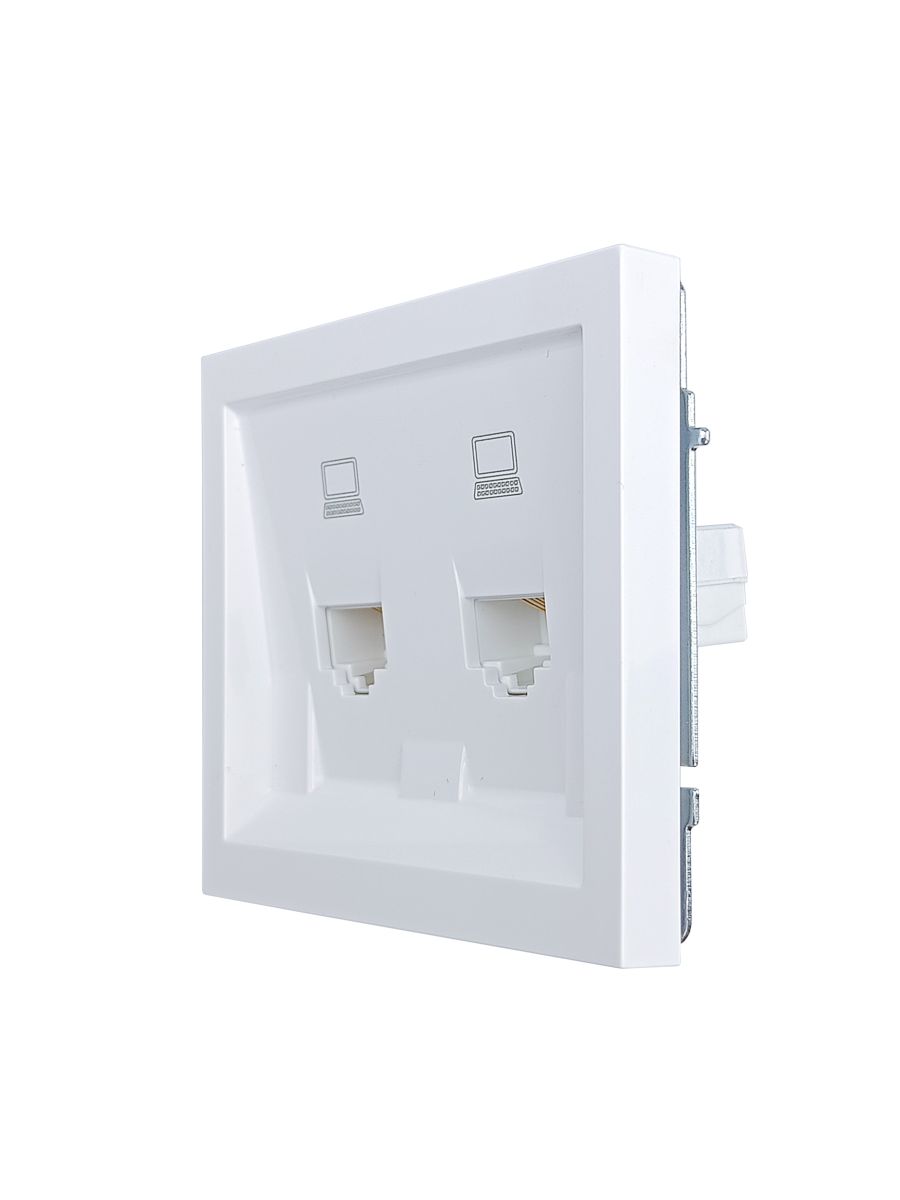 Розетка 2-ая компьютерная Lezard Zima 704-0288-141 в Санкт-Петербурге