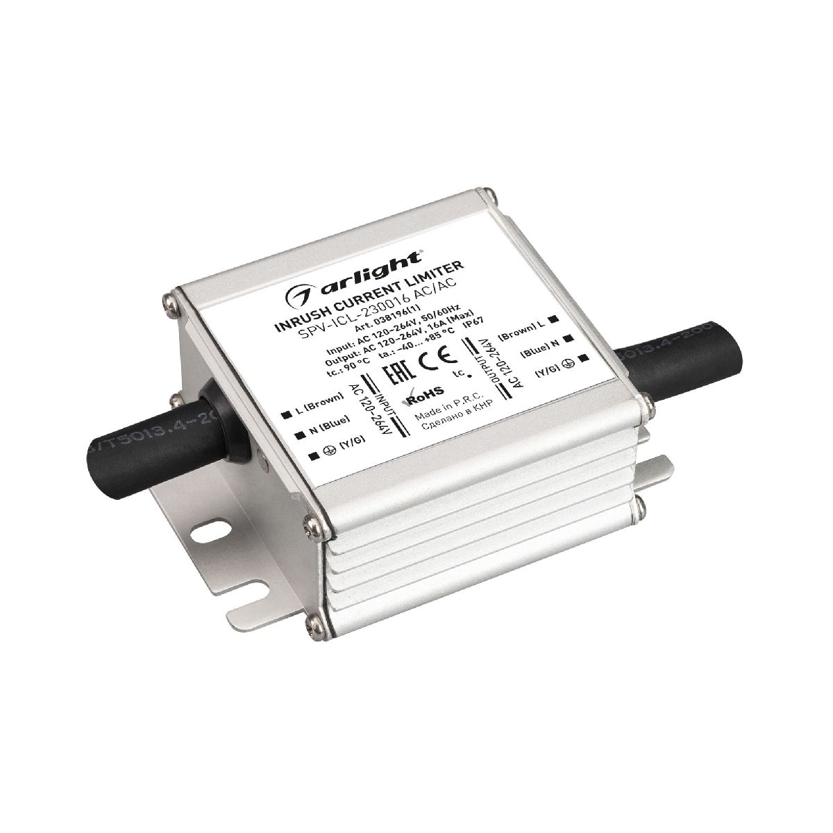 Ограничитель пускового тока Arlight SPV-ICL-230016 AC/AC (120-264V, 16A) 038196(1) в Санкт-Петербурге