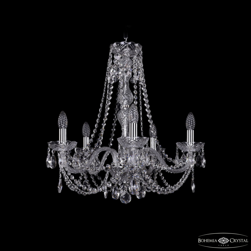 Подвесная люстра Bohemia Ivele Crystal 1406/5/195/h-58 Ni в Санкт-Петербурге