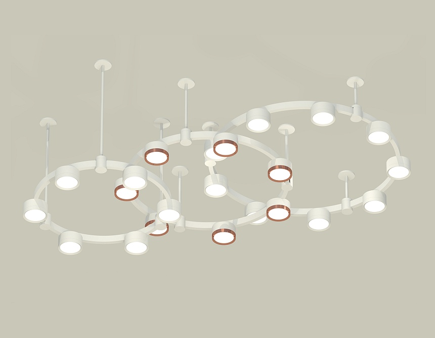Комплект подвесного светильника Ambrella Light Techno Ring XR92212200 (A9221, A9226, C9241, C9232, C9236, C9231, N8126, N8112) в Санкт-Петербурге