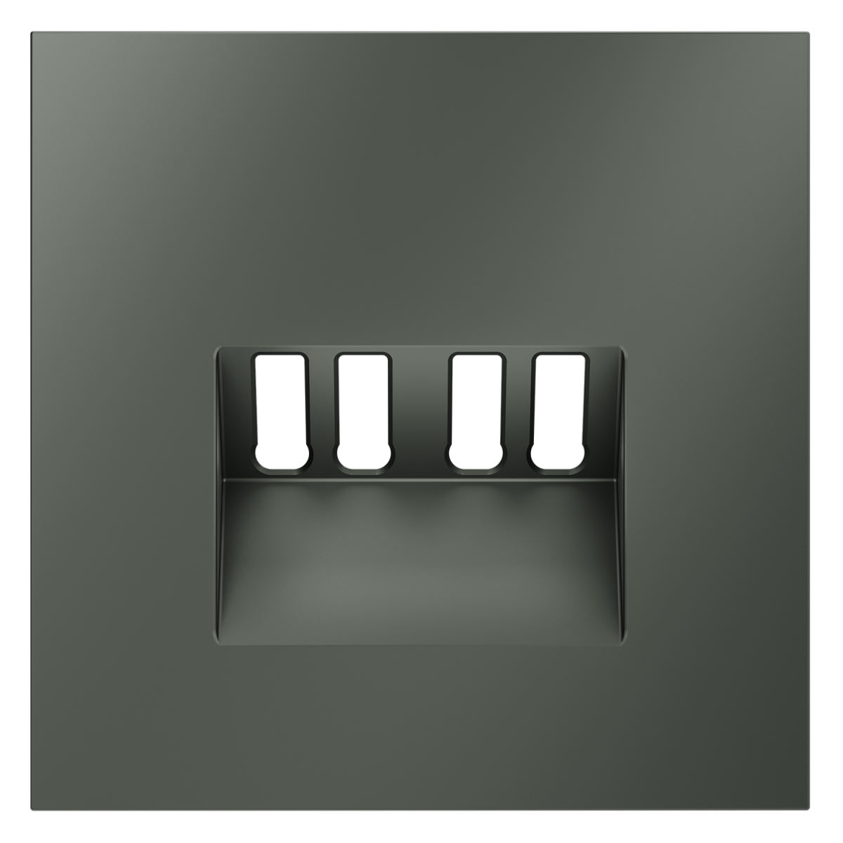 Накладка для розетки акустической 4-местной  Voltum S70 (титан) VLS001506 в #REGION_NAME_DECLINE_PP#