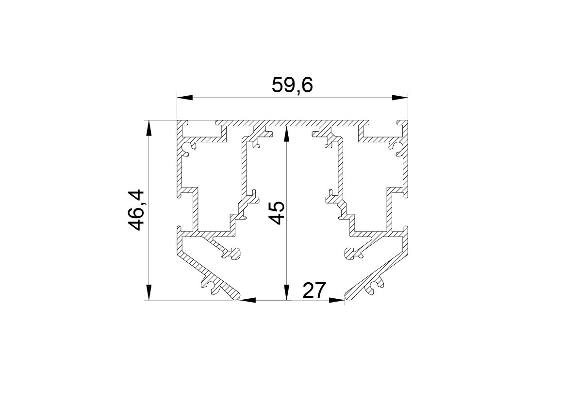 Шинопровод 48V д/натяжного потолка 2 метра Lightstar Uno Pro 509427 в #REGION_NAME_DECLINE_PP#