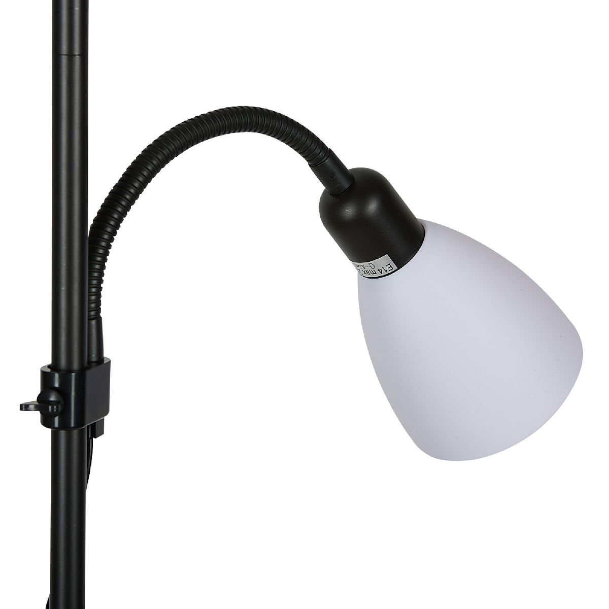 Торшер Uniel UML-T520 E27+E14 BLACK/WHITE UL-00010194 в Санкт-Петербурге