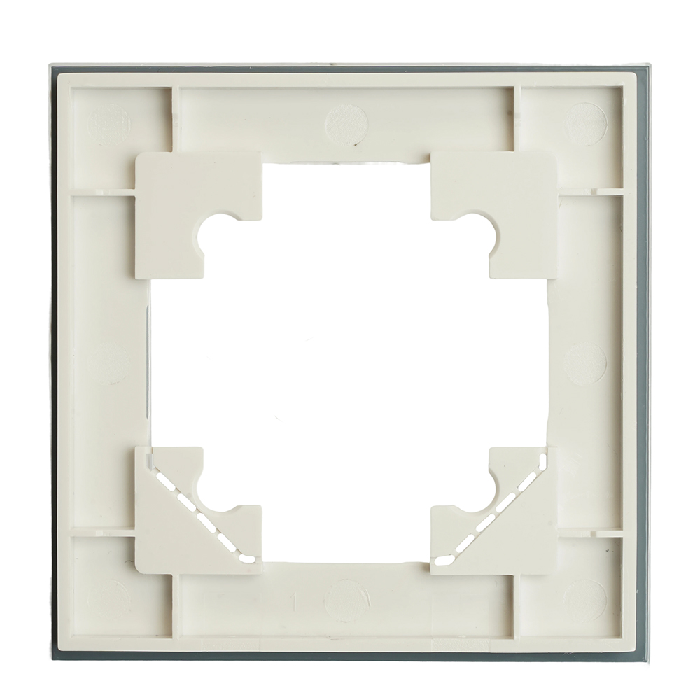 Рамка 1-местная для сенсорных механизмов, подсветки, стекло, Stekker Катрин GFR00-7001-01S 50303 в #REGION_NAME_DECLINE_PP#