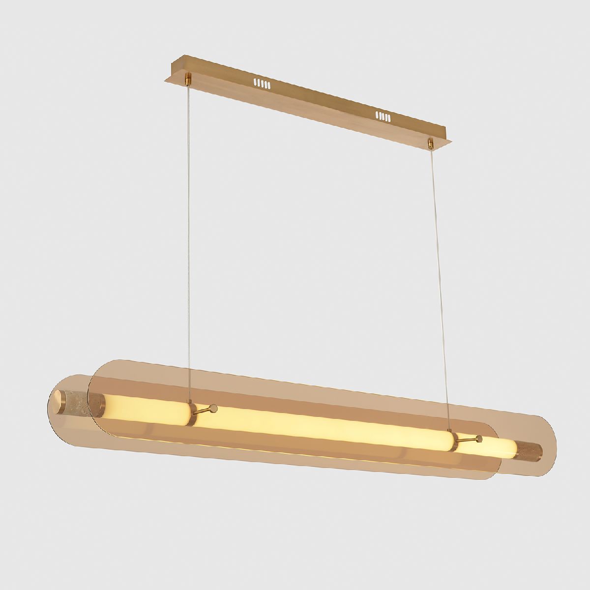 Подвесной светильник Crystal Lux AMARILLO SP70W LED BRASS в Санкт-Петербурге