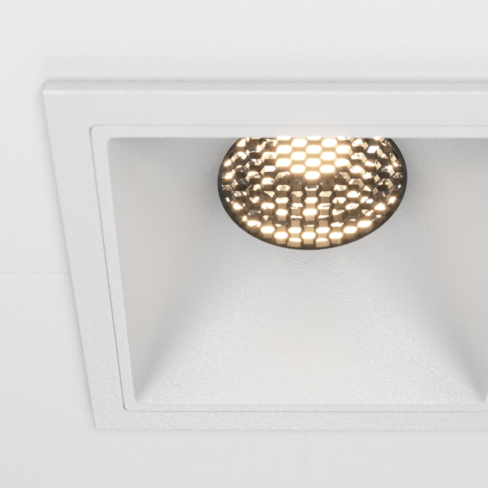 Встраиваемый светильник Maytoni Technical Alfa LED DL043-01-10W3K-D-SQ-W в #REGION_NAME_DECLINE_PP#