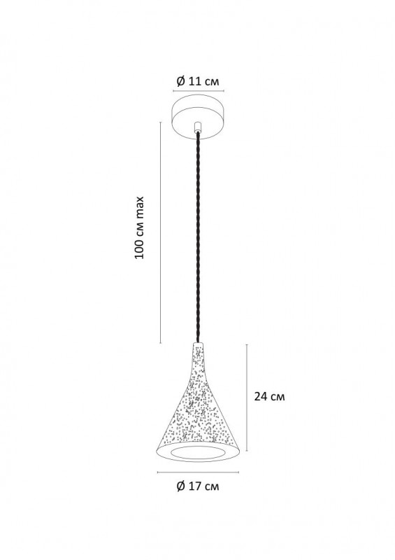 Подвесной светильник ARTE Lamp A4324SP-1GY в #REGION_NAME_DECLINE_PP#