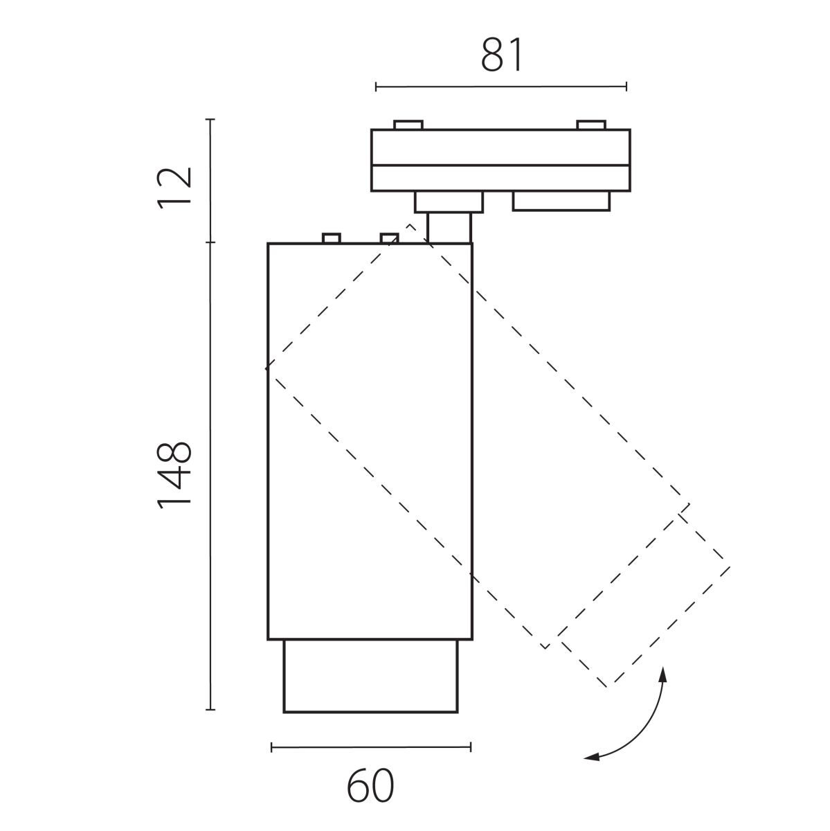 Трековый однофазный профессиональный светильник Lightstar Fuoco P+CCT 218027 в #REGION_NAME_DECLINE_PP#