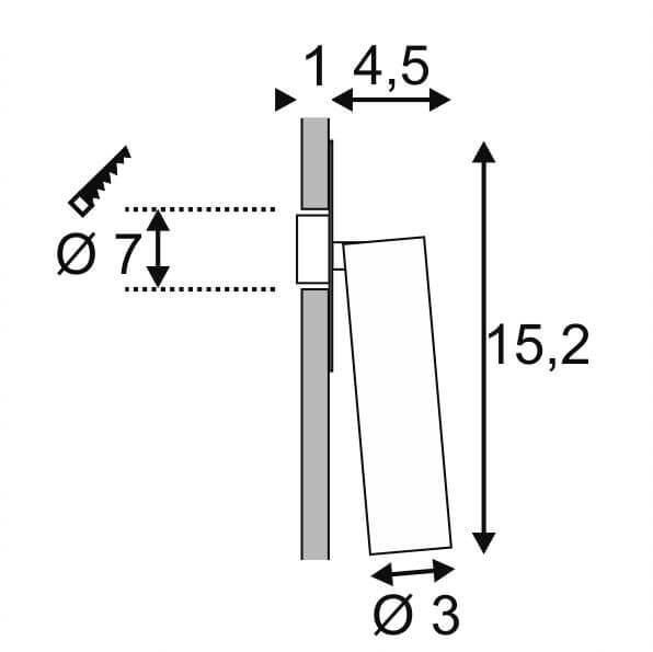 Встраиваемый спот SLV Kalu Recessed QPAR 2 113361 в Санкт-Петербурге