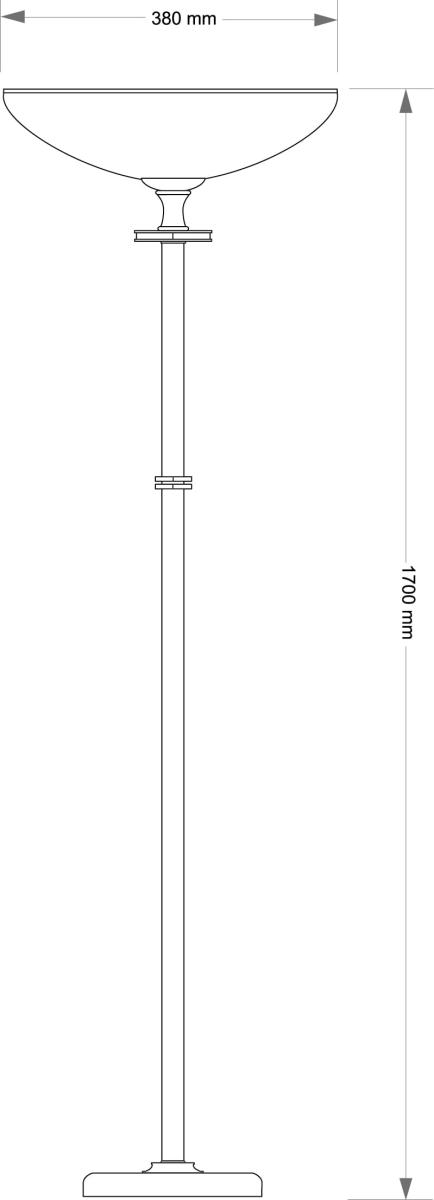 Торшер в современном стиле современный Kutek Decor DEC-LS-1 (P) в #REGION_NAME_DECLINE_PP#
