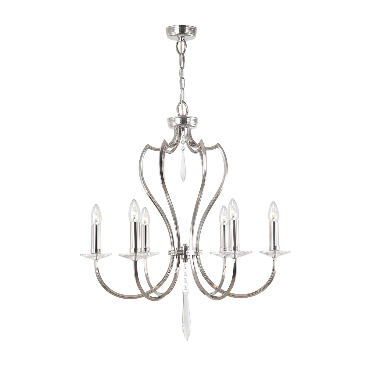 Подвесная люстра Elstead Lighting Pimlico PM6-PN в #REGION_NAME_DECLINE_PP#