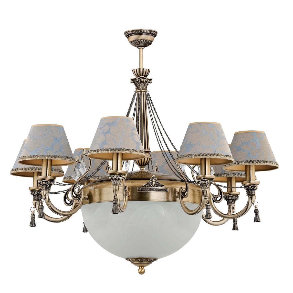 Подвесная люстра Kutek Roma Abazur ROM-ZW-8+1 (P/A) в #REGION_NAME_DECLINE_PP#