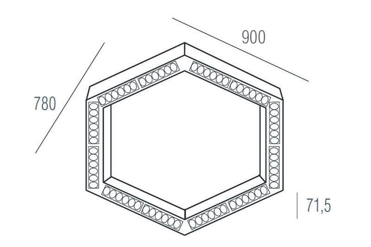 Подвесной светильник Donolux Eye-hex DL18515С111B72.48.900BB в Санкт-Петербурге