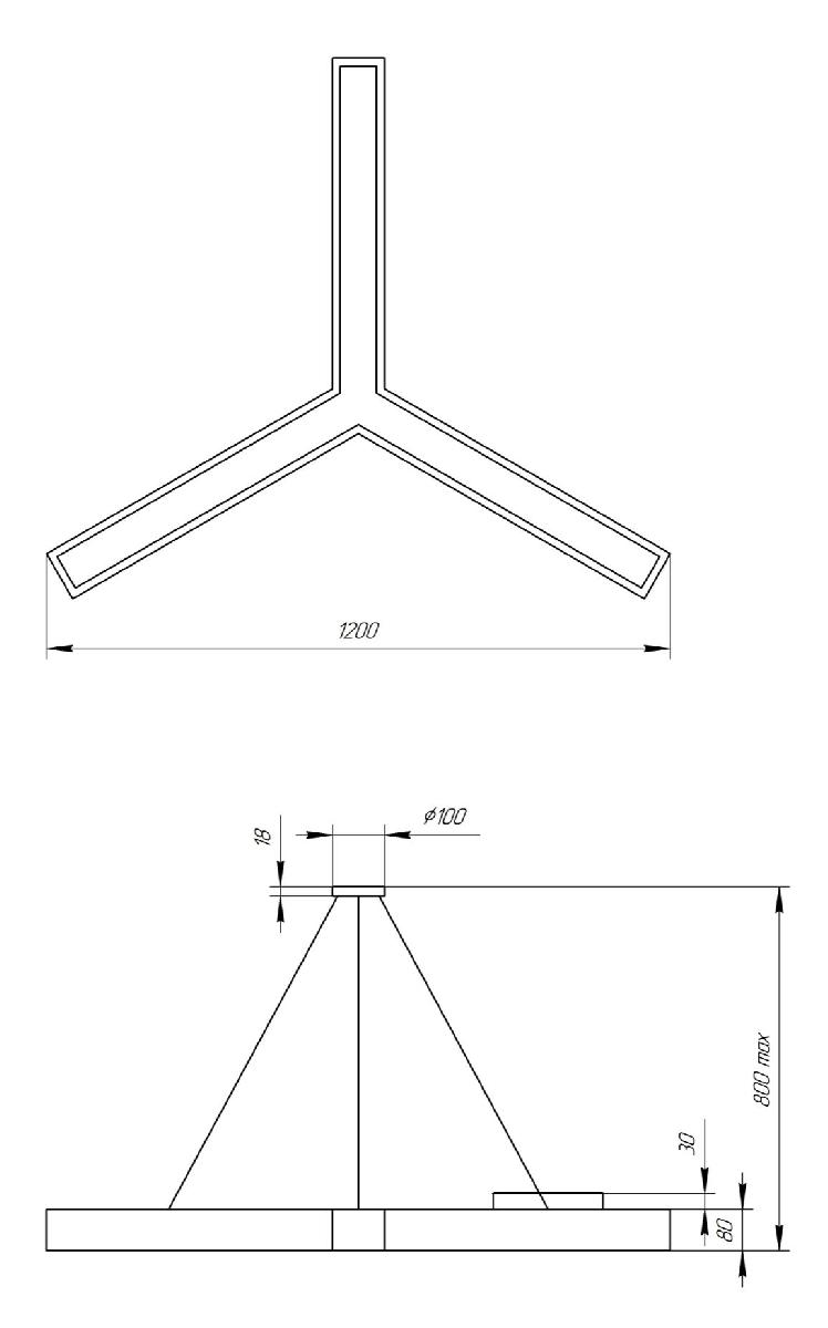 Подвесной светильник Эра Geometria SPO-144-W-40K-066 Б0050572 в Санкт-Петербурге
