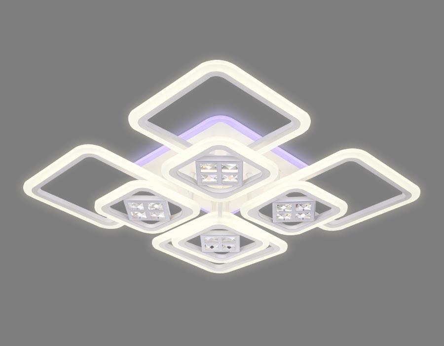 Потолочная светодиодная люстра Ambrella Light Acrylica Ice FA289 в Санкт-Петербурге