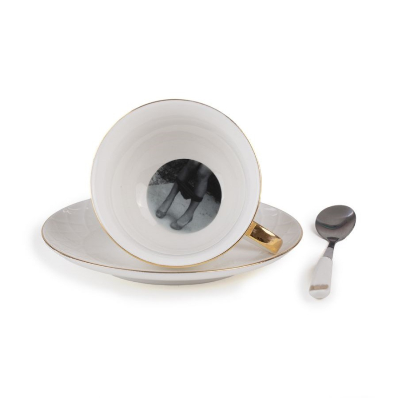 Блюдце с чашкой Lady Tarin Proserpina Seletti Guiltless 9967 в Санкт-Петербурге