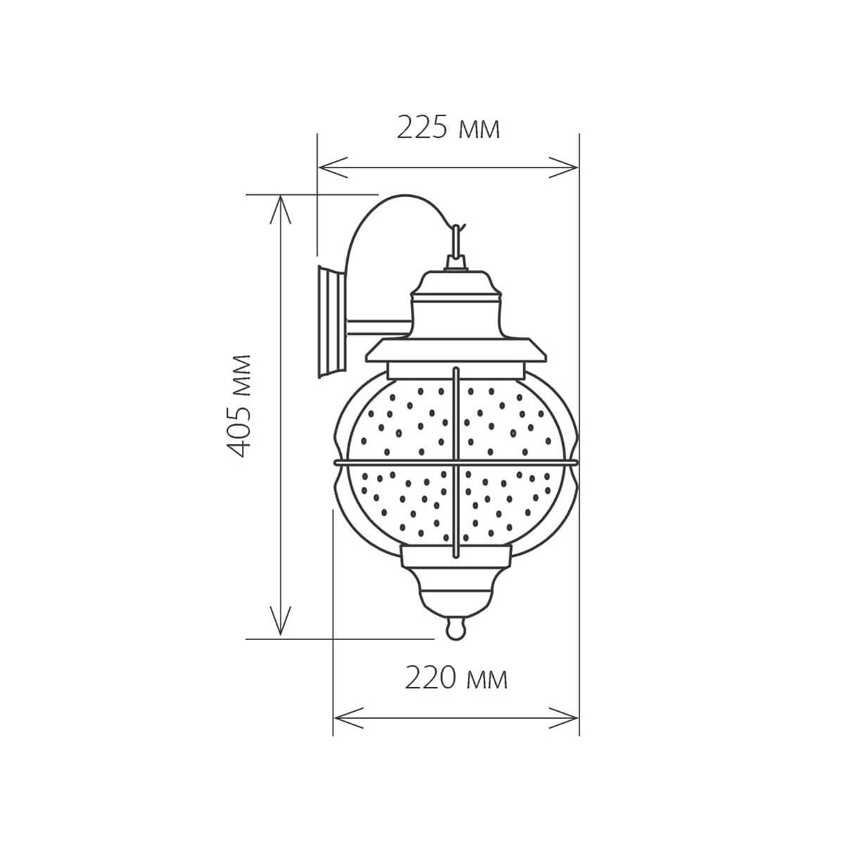 Уличный настенный светильник Elektrostandard Regul D 4690389064982 в Санкт-Петербурге