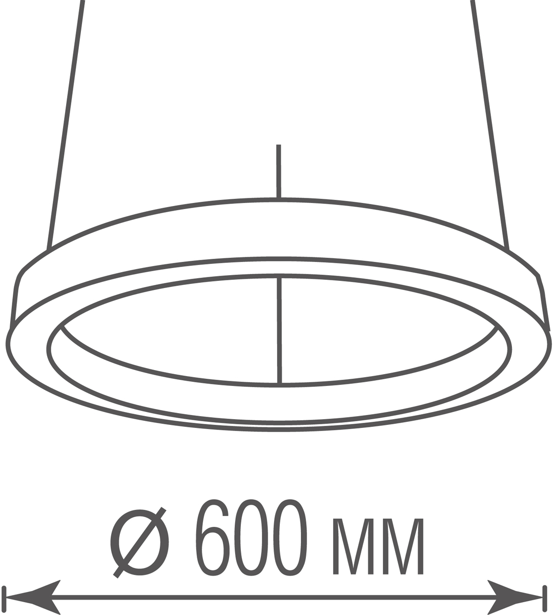 Подвесной светодиодный светильник Donolux Aura DL600S54WW White в Санкт-Петербурге