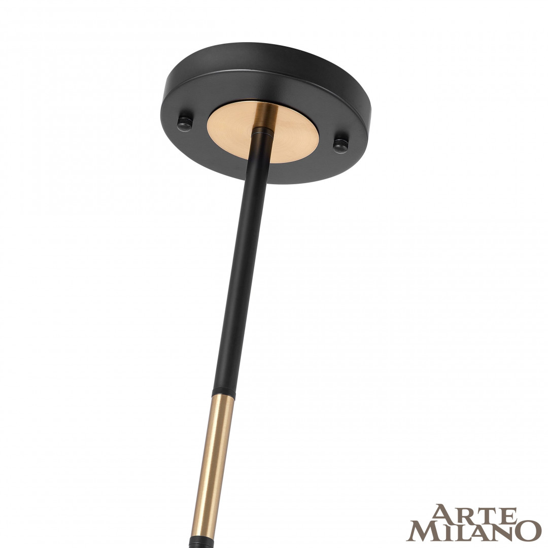 Люстра на штанге Arte Milano Neapolis 276708/6 BK/GD в #REGION_NAME_DECLINE_PP#