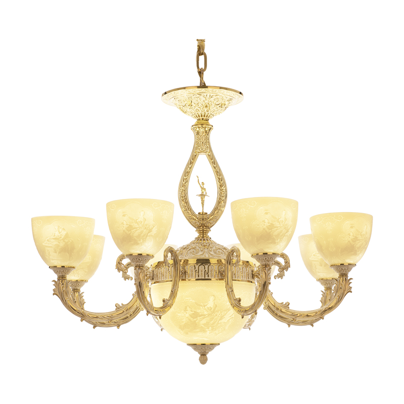 Подвесная люстра Bohemia Ivele Crystal Florence 71409P/8/210 GW P1 U Pair FD2S в Санкт-Петербурге