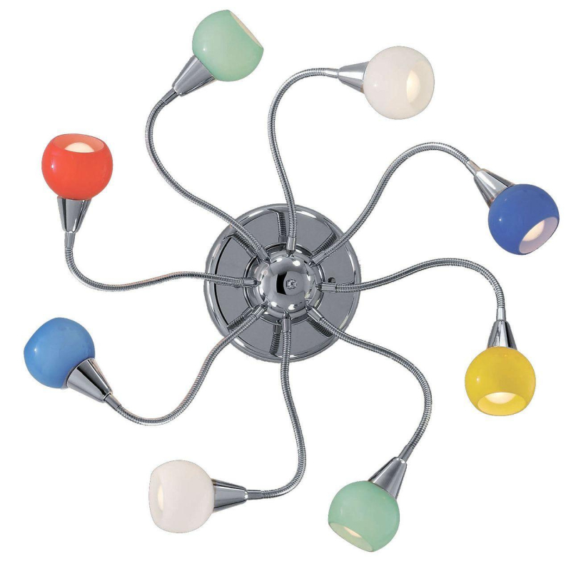 Потолочная люстра Ideal Lux Tender PL8 Color 007113 в Санкт-Петербурге