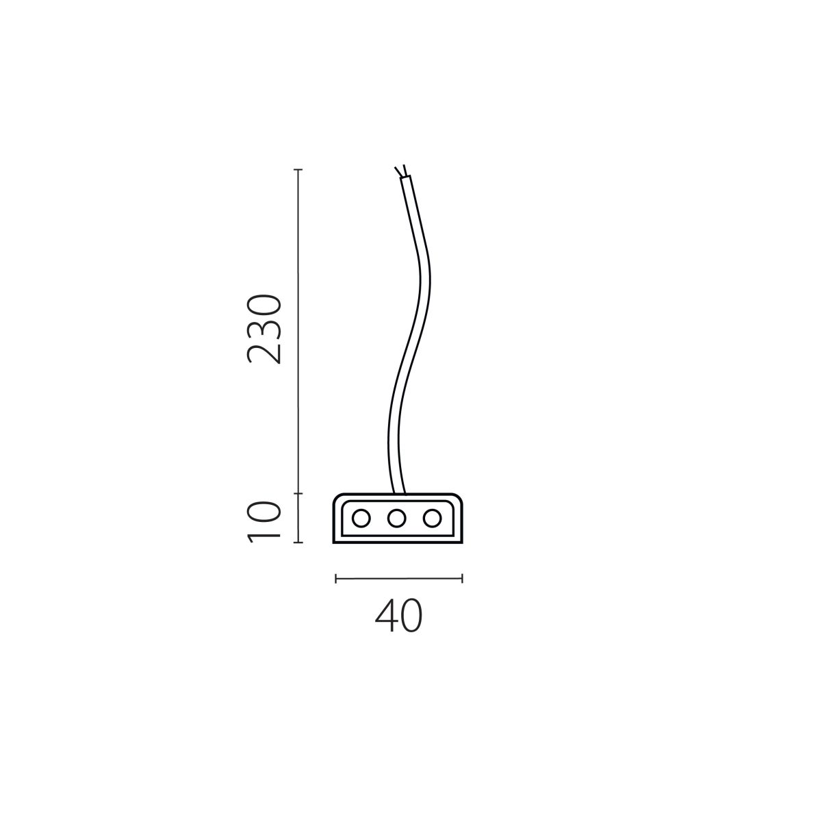Подвод питания к 456ххх (0,3м) Lightstar Trito 456002 в #REGION_NAME_DECLINE_PP#