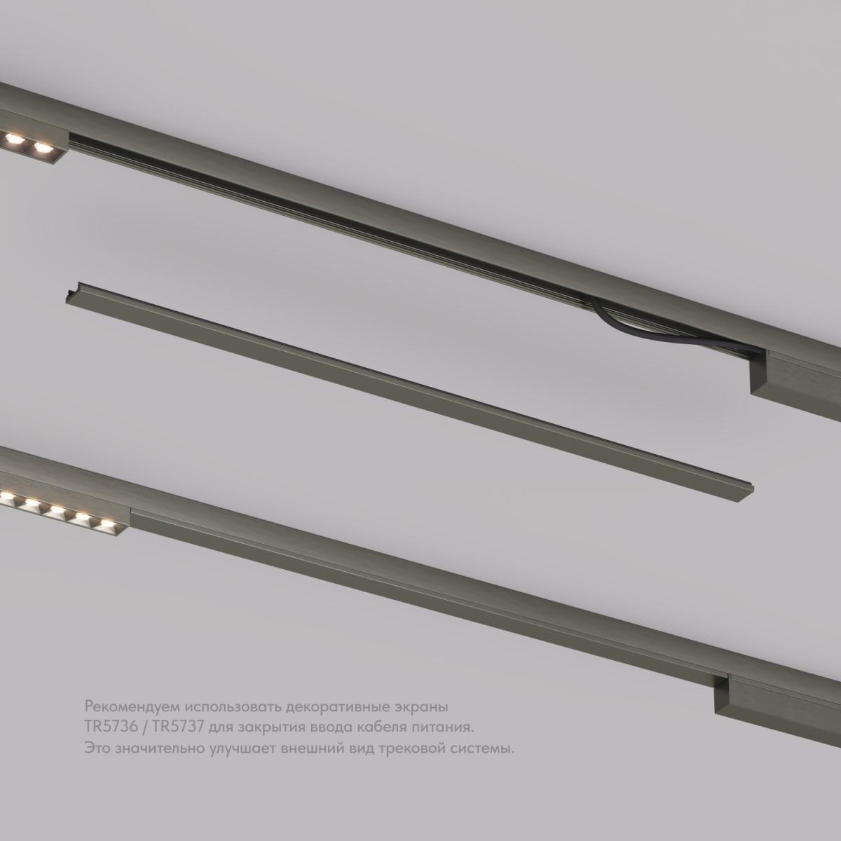 Декоративная заглушка желоба трека Denkirs Shine Base TR5737-DN в #REGION_NAME_DECLINE_PP#