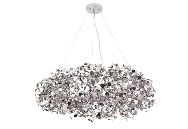 Подвесная люстра Crystal Lux GARDEN SP16 D800 CHROME в #REGION_NAME_DECLINE_PP#