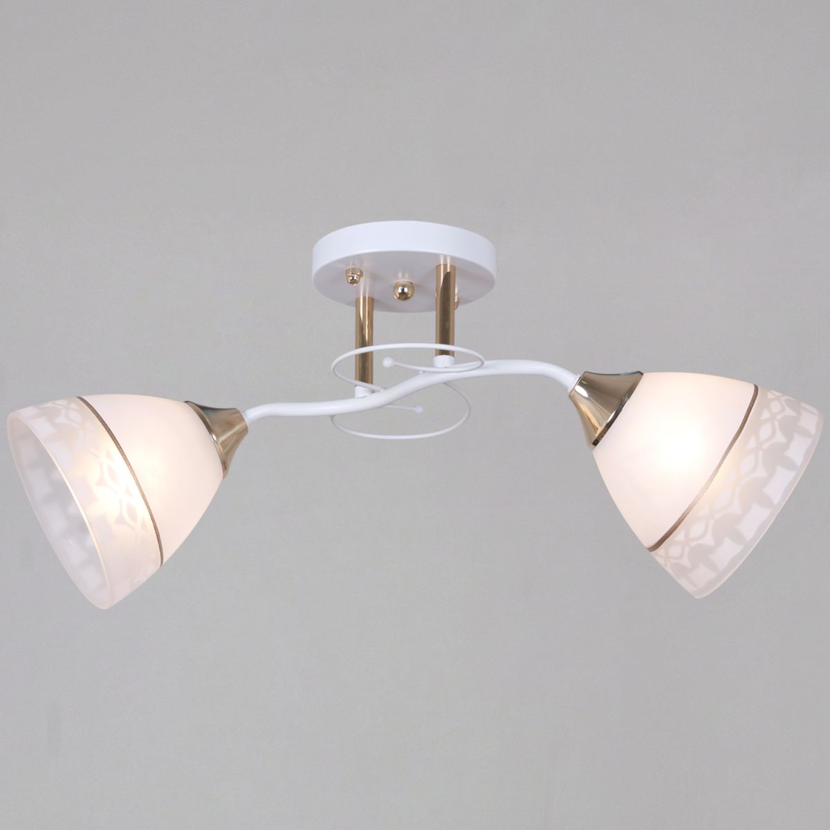 Потолочный светильник Reluce 11460-0.3-02 WH+FG в #REGION_NAME_DECLINE_PP#