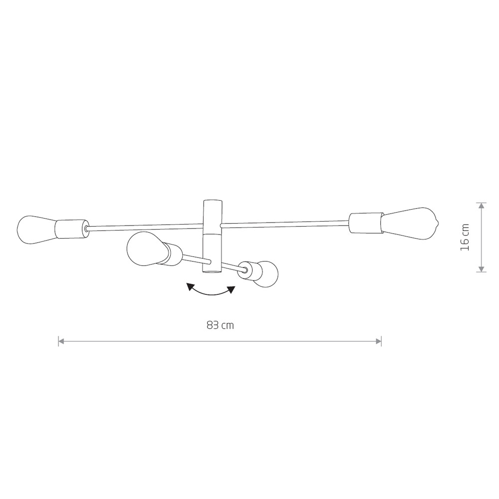 Потолочная люстра Nowodvorski Rotor 7936 в Санкт-Петербурге