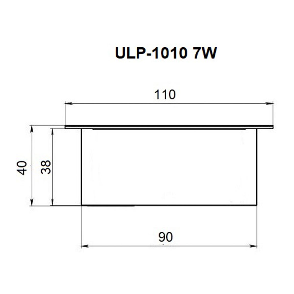 Встраиваемый светильник Uniel Grilyato mini ULP-1010 7W/4000К IP40 GRILYATO OPAL BLACK UL-00012449 в Санкт-Петербурге