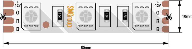Светодиодная лента SWG SWG560-12-14.4-RGB-M 007268 в Санкт-Петербурге