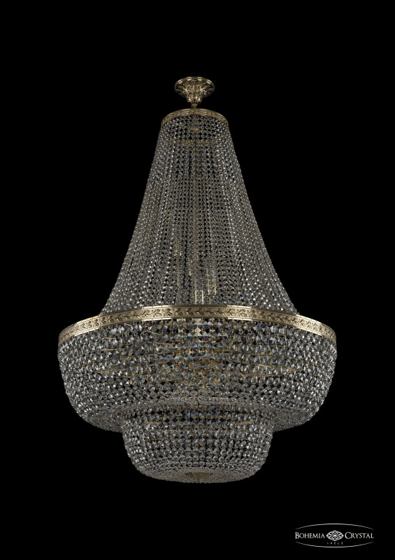 Люстра на штанге Bohemia Ivele Crystal 19101/H2/90IV G в #REGION_NAME_DECLINE_PP#