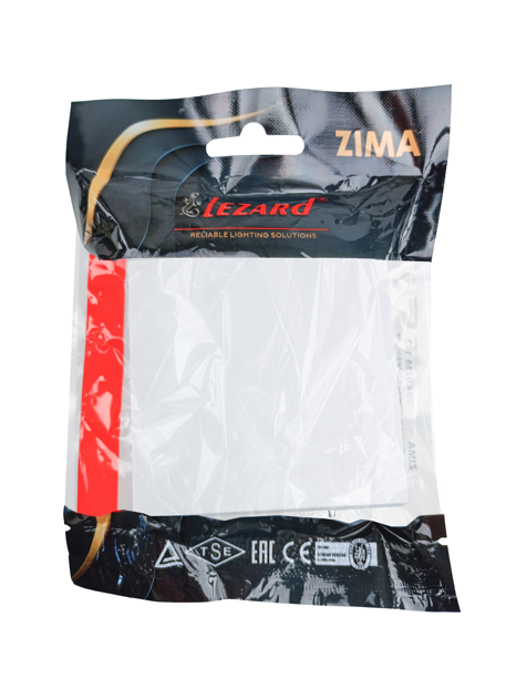 Выключатель белый безвинтовой зажим/клемма Lezard Zima 704-0288-100QC в Санкт-Петербурге