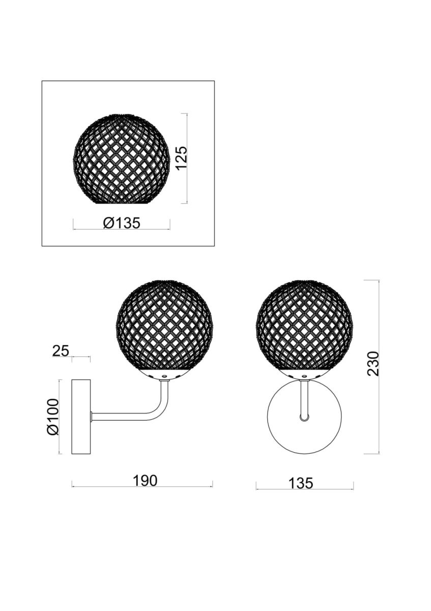 Бра Freya Navel FR8016WL-01BBS в #REGION_NAME_DECLINE_PP#