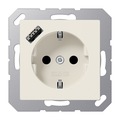 Розетка 2K+З USB Typ A Jung A1520-18A в Санкт-Петербурге