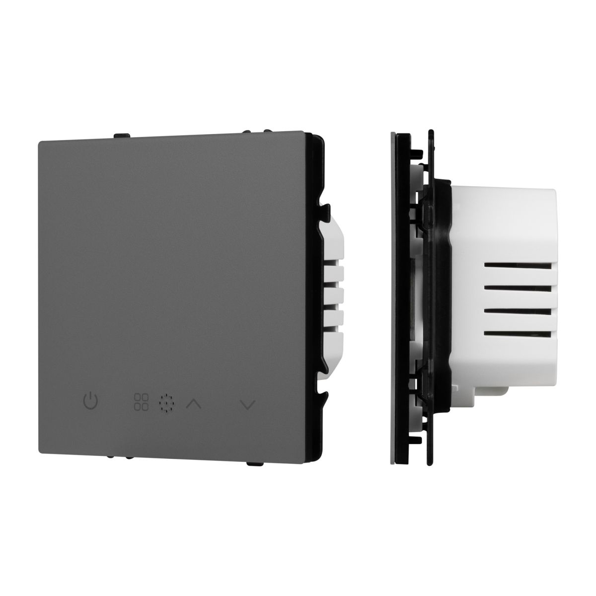 Терморегулятор эл тёплый пол серый базальт Arlight SWT-MTE-PL-GR (95-240V, 16A, датч пола + возд) 061902(1) в #REGION_NAME_DECLINE_PP#