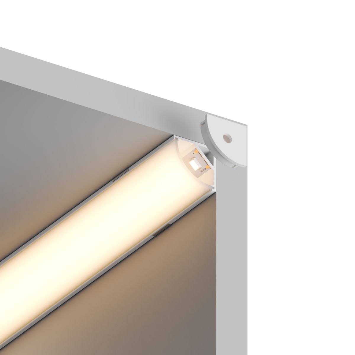 Накладной угловой внутренний профиль для светодиодной ленты Hesby Lighting Line HSBL_0197 в Санкт-Петербурге