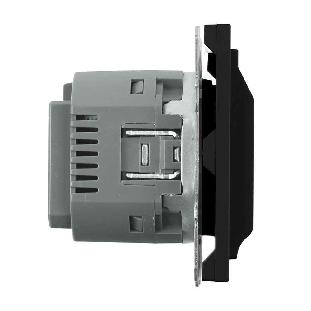 Выключатель карточный (механизм) Stekker Эмили 250В, 40А RSW40-5114-05 черный уголь soft touch 50700 в Санкт-Петербурге