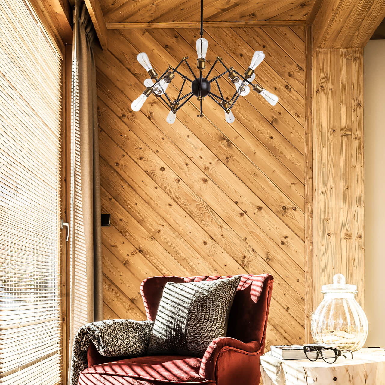 Подвесная люстра Divinare Formica 3037/03 SP-12 в Санкт-Петербурге