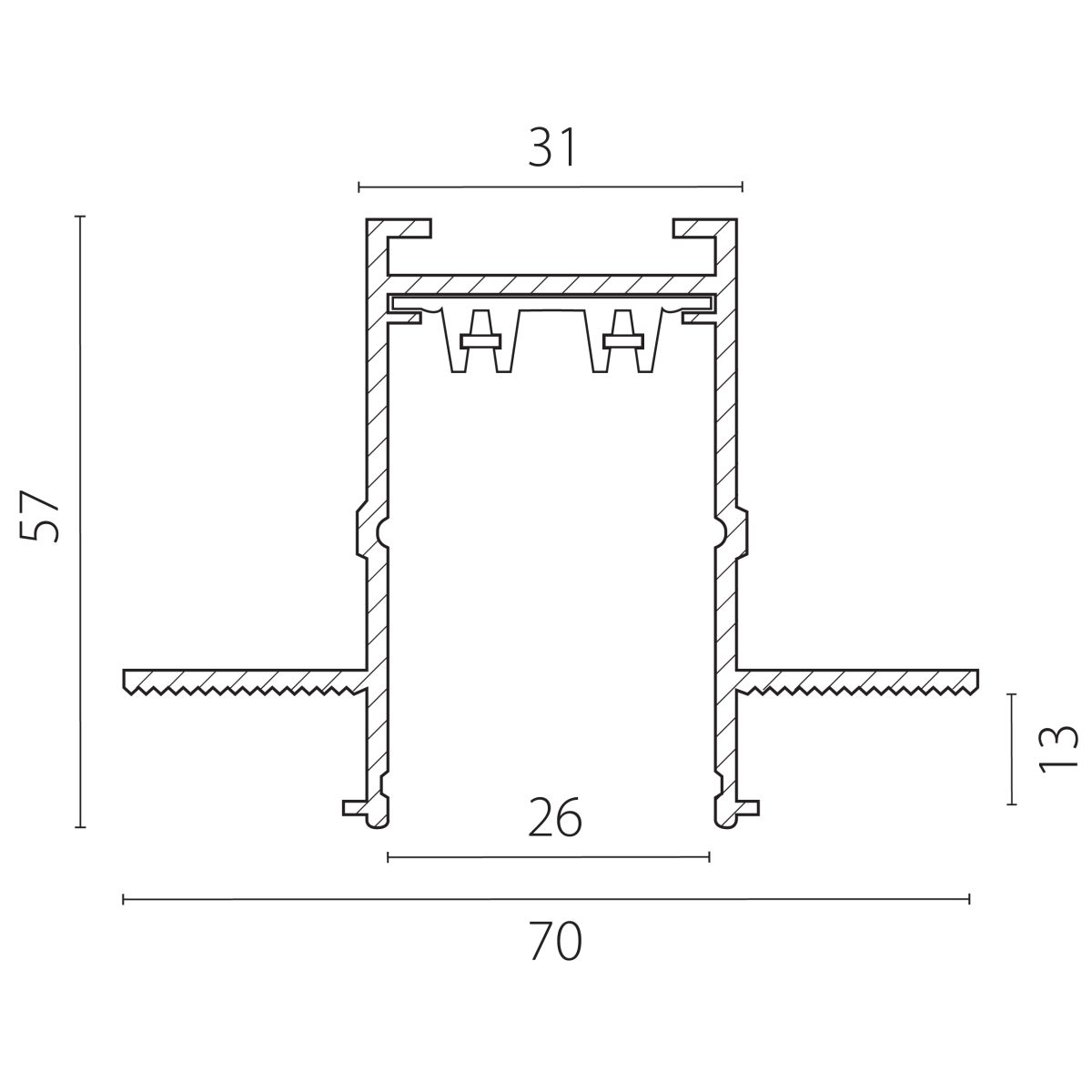 Шинопровод PRO 220V, 2 метра Lightstar Teta Pro 505226 в Санкт-Петербурге