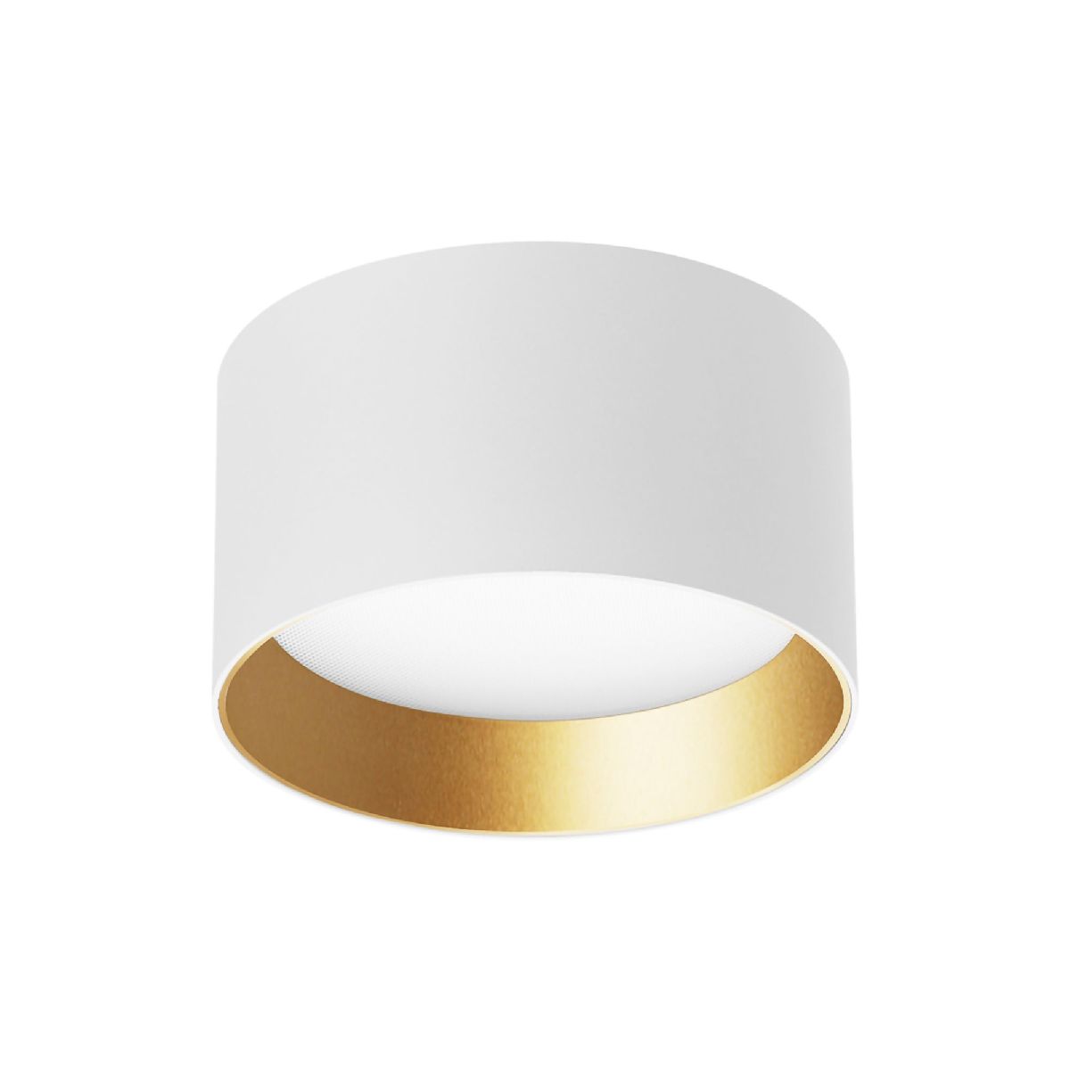 Накладной светильник Arlight SP-BISCOTTO-R90-8W Warm3300-MIX (WH-GD, 80 deg, 230V) 054912 в Санкт-Петербурге