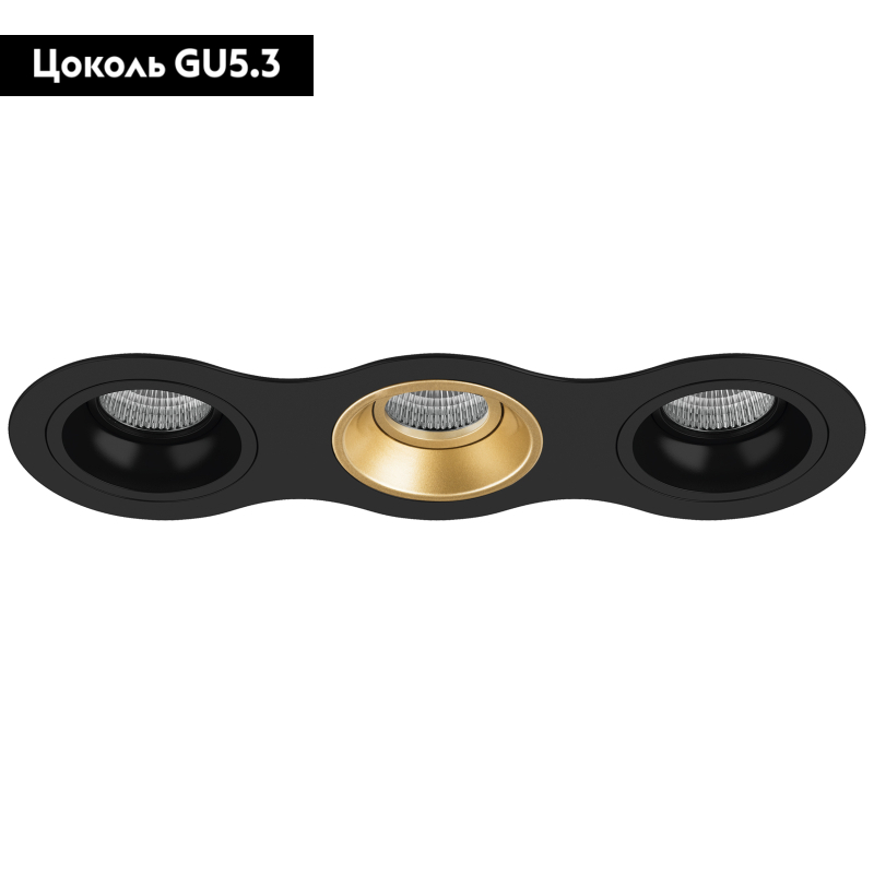 Встраиваемый светильник Lightstar Domino D637070307 (214637+214607+214603+214607) в Санкт-Петербурге