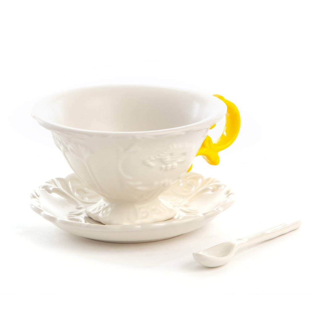 Блюдце с чашкой I-Tea Yellow Seletti I-Wares 09858 GIA в Санкт-Петербурге